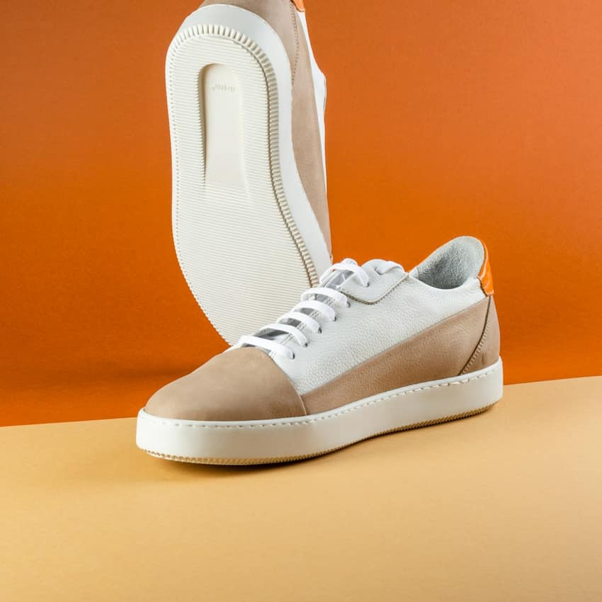 Heritage Stride White Minimal Sneakers