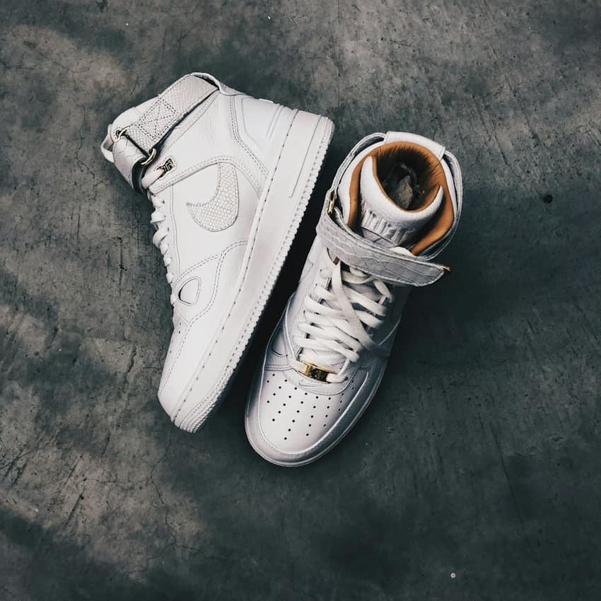 Summit Drift White Basketball Sneakers