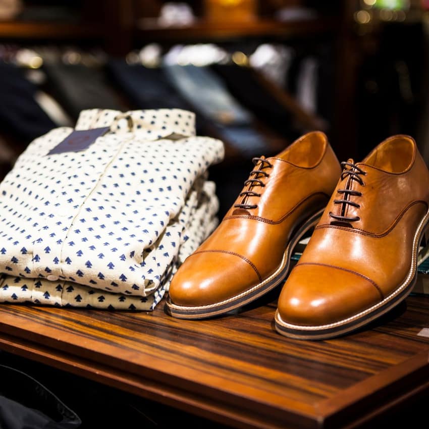 Pacific Stride Black Formal Oxfords