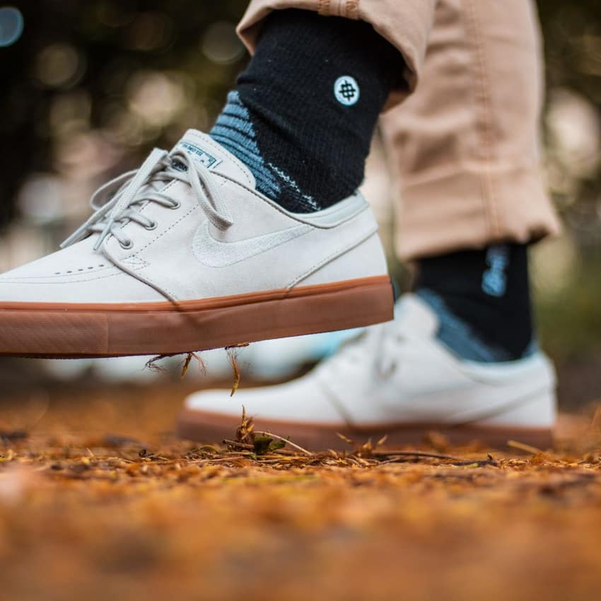 Velvet Orbit Grey Gum Sole Sneakers